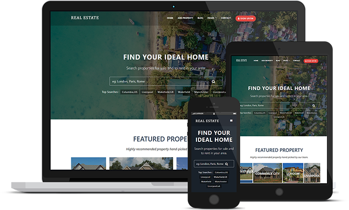 new realestate theme