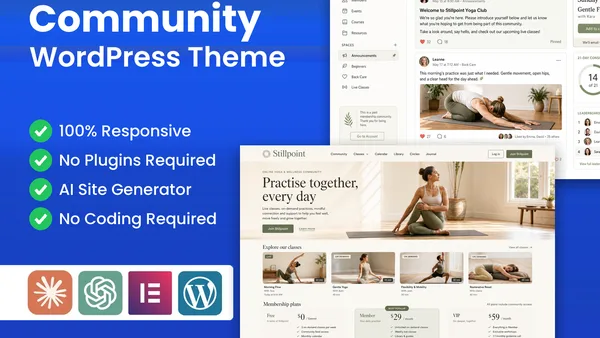 WordPress Community Theme preview