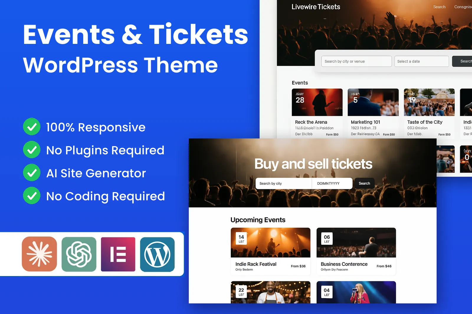 WordPress Event Theme screenshot