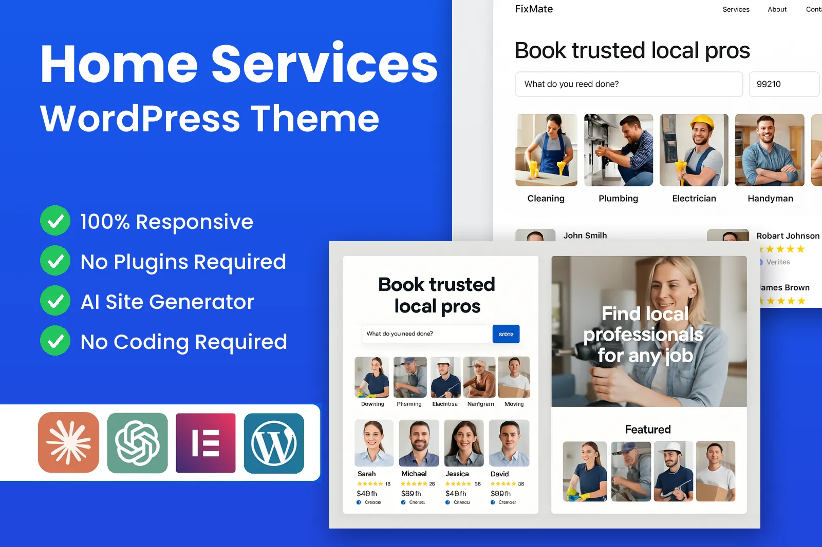 WordPress Home Services Theme screenshot