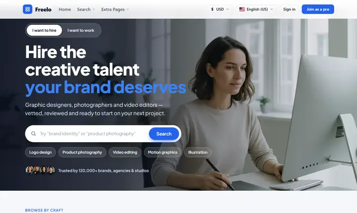 WordPress Freelancer Theme preview