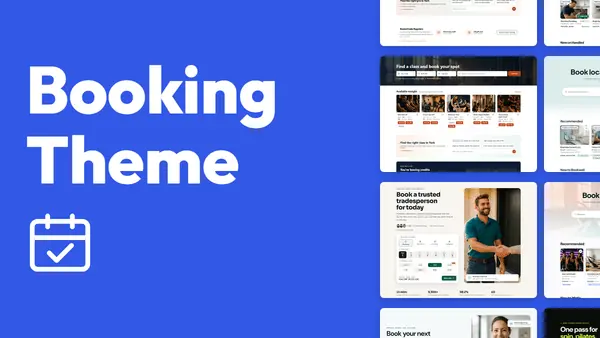 WordPress Booking Theme preview