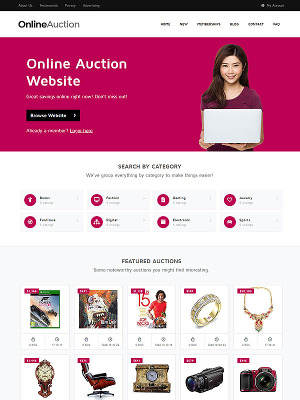Auction Theme 3