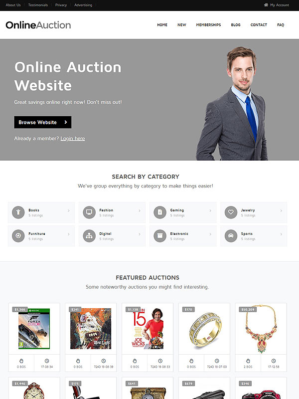 Auction Theme 5