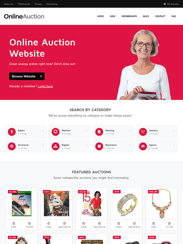 Auction Theme 6