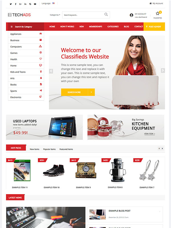 Classifieds – RedAds