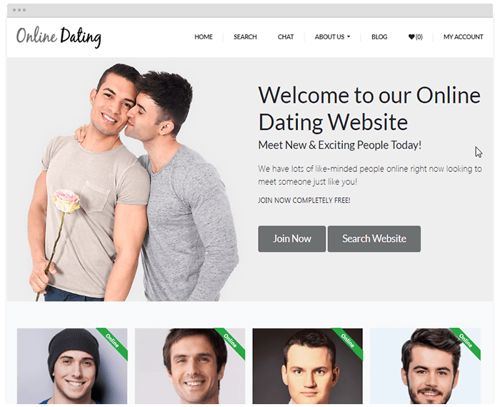 Dating Theme 2 demo