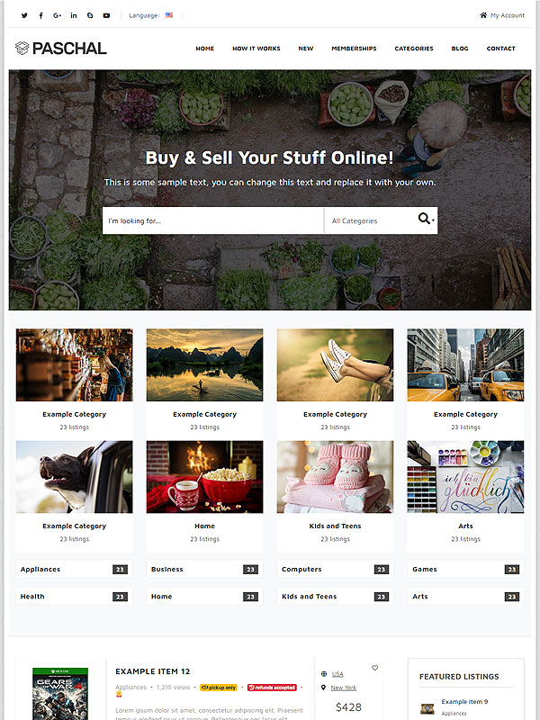 Classifieds – Paschal