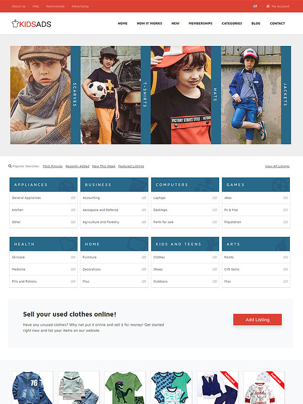 Classifieds – Kids