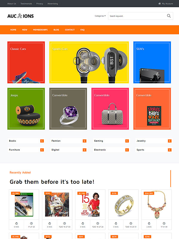 Classic Auction Theme