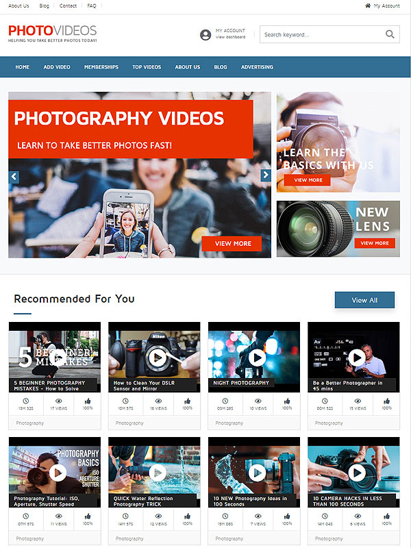 Photography Tutorials