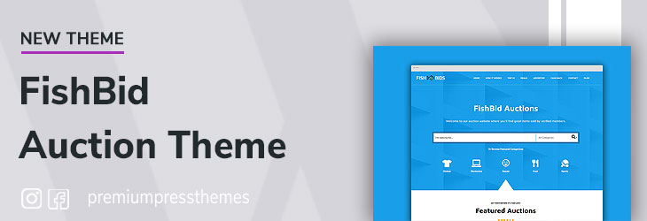 Fishbid Auction Theme for WordPress