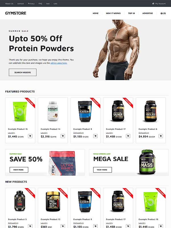 Gym Store