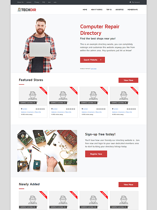 Repair Directory Theme