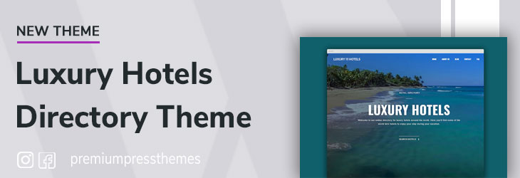 Luxury Hotel Theme for WordPress