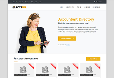 Accountant Directory Theme
