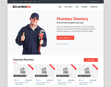 Plumber Directory Theme